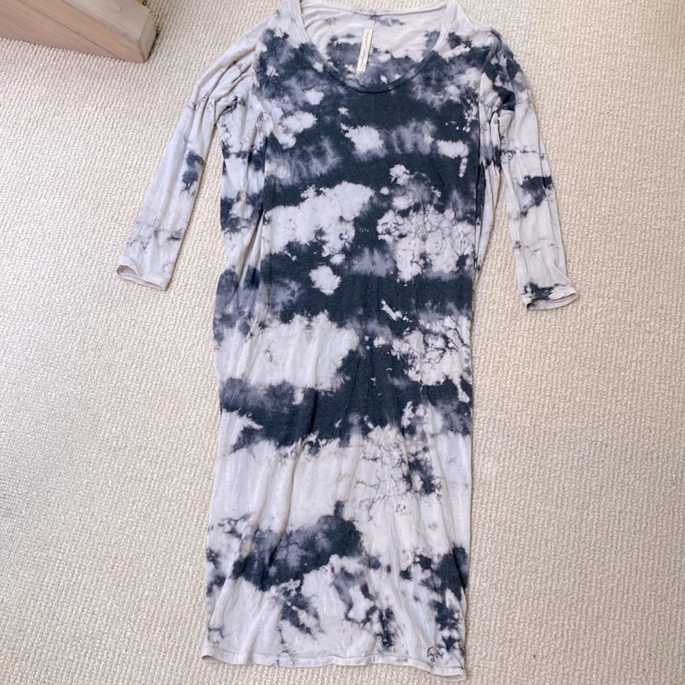 Raquel Allegra Cotton Tie-Dye Dress
